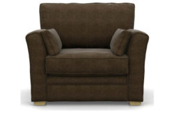 Heart of House Malton Fabric Cuddle Chair - Teak